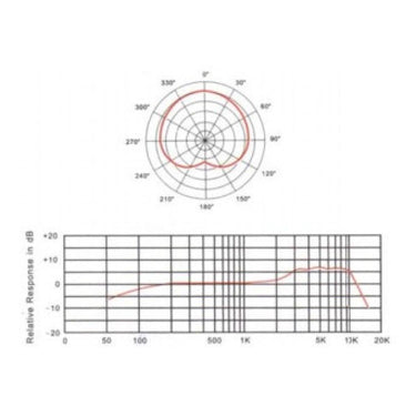 Microfono Krieg Vocal Con Cable Negro, K-513